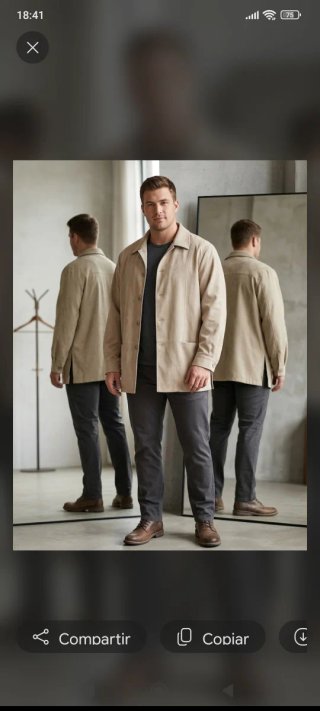 Chaquetas beige hombre y mujer