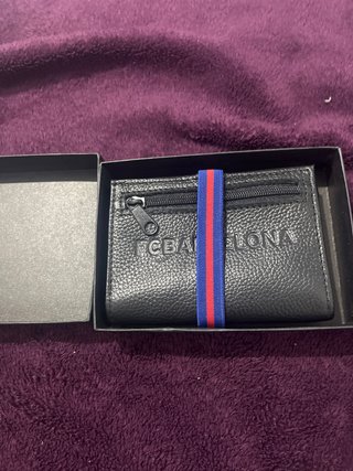 Cartera FC Barcelona Negra