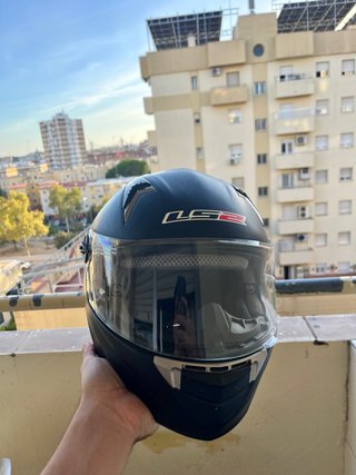Casco Moto LS2 Negro Integral talla S