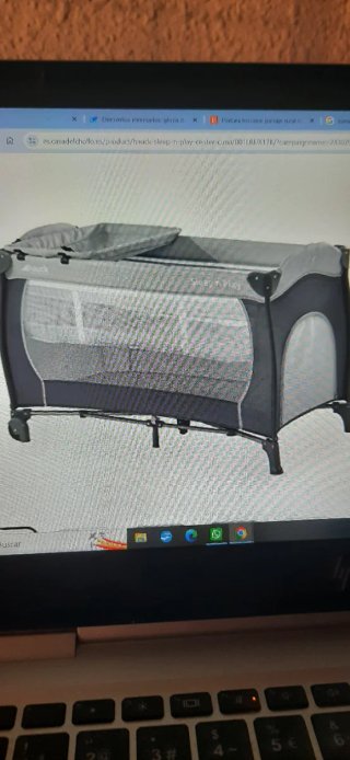 Cuna de viaje plegable