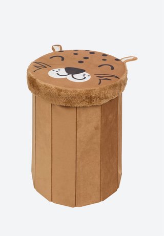 Pouf pieghevole per stoccaggio Ø 30x35 cm