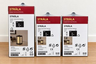 Lote 3 Lámparas IKEA STRÅLA Nuevas Precintadas