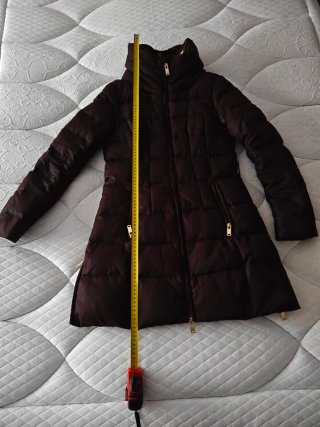 Abrigo Zara plumífero marrón chica talla S 50€