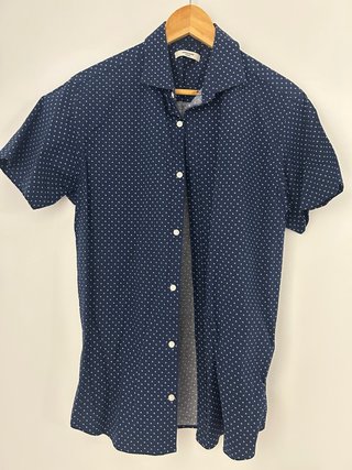 Camisa Manga Corta Jack & Jones Azul Talla M