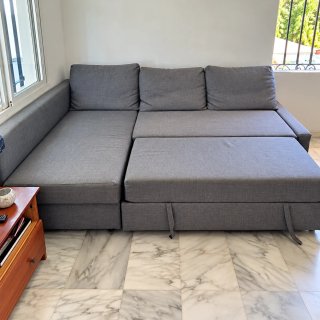 Divano letto IKEA grigio