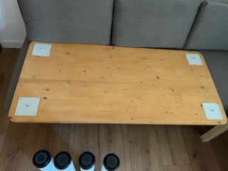 Mesa de madera maciza de pino