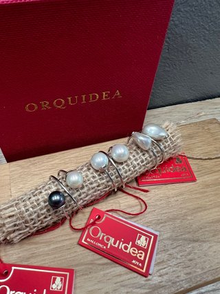 Anillos Orquidea Plata de ley