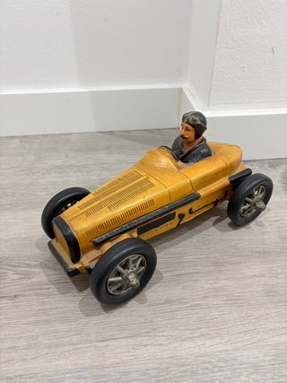 Figura Coche Piloto Vintage
