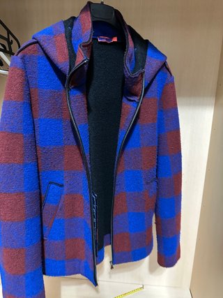 Giubbotto Gallo a quadri Made in Italy Tg S