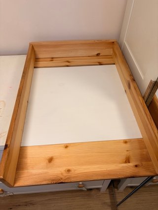Soporte cambiador bebe para comoda HEMNES IKEA