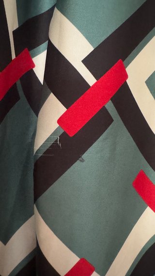 Pantalón Zara Satén Estampado