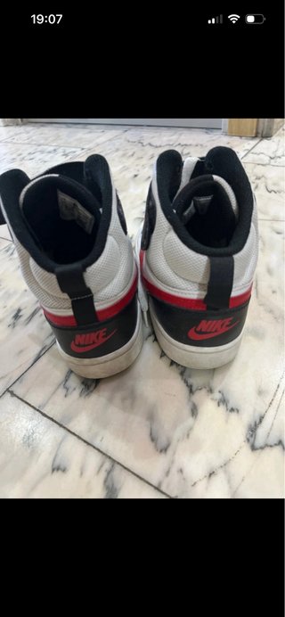 Zapatillas Nike Altas Blanco y Negro