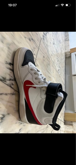 Zapatillas Nike Altas Blanco y Negro