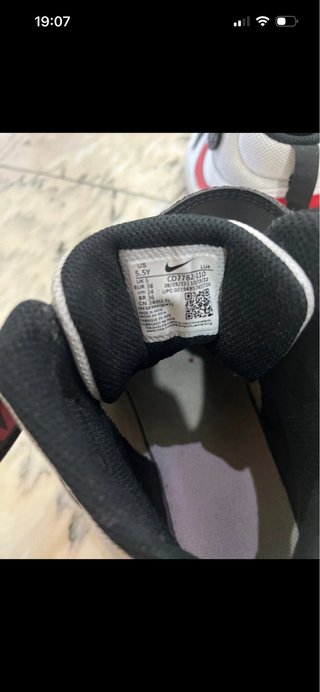 Zapatillas Nike Altas Blanco y Negro