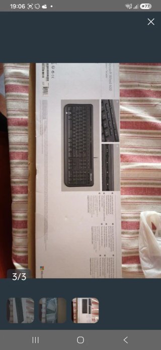 Teclado Microsoft Wired 600