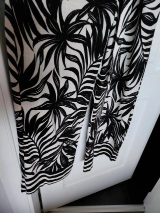 Mono Zara estampado hojas
