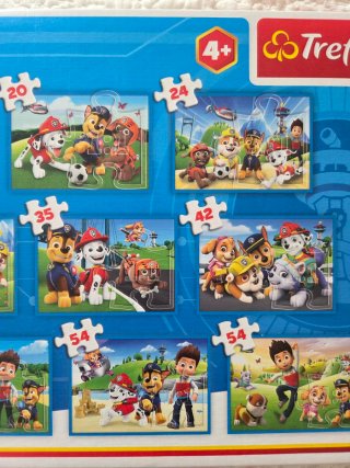 Set de 9 Puzzles Patrulla Canina nuevo