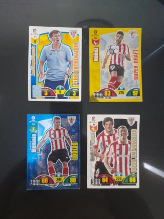 Pack de 4 Cromos del Athletic Club Bilbao 2017/18