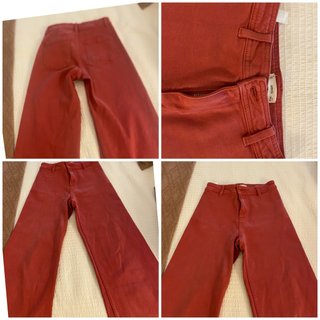 Jeans Rojos Mango Talla 40