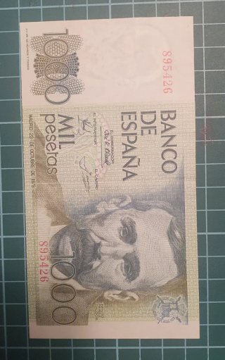 Billete 1000 Pesetas 1979 - Sin serie - 6 digitos