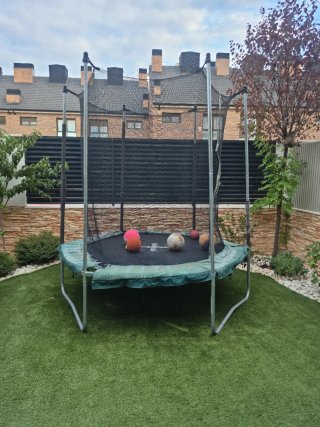 Cama Elástica de Jardín con Red