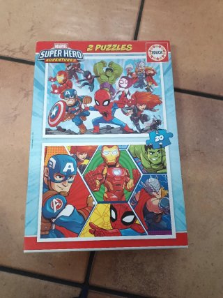 Set de 2 Puzzles Marvel Super Hero