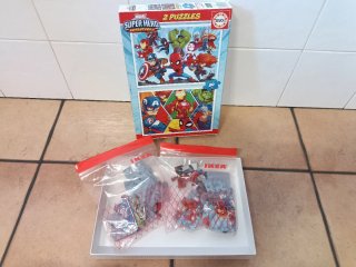 Set de 2 Puzzles Marvel Super Hero