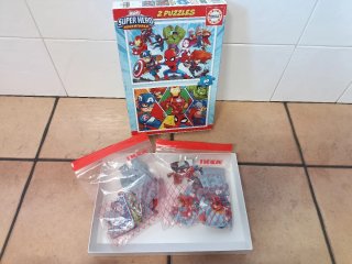 Set de 2 Puzzles Marvel Super Hero