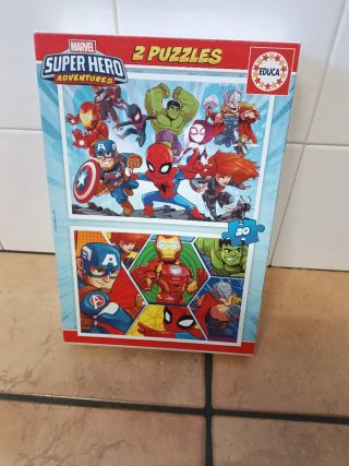 Set de 2 Puzzles Marvel Super Hero
