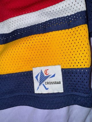 Camiseta Vintage Hockey Crossbar Roja/Azul XL