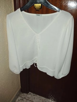 Blusa blanca Noon talla S