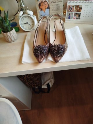 Zapatos Joya Dorados