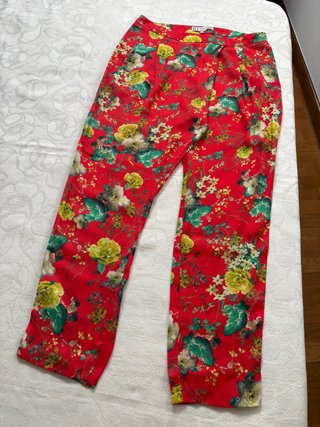 Pantalón Flores Roberto Torreta Talla 40 ¡NUEVO!