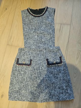 Vestido peto Zara