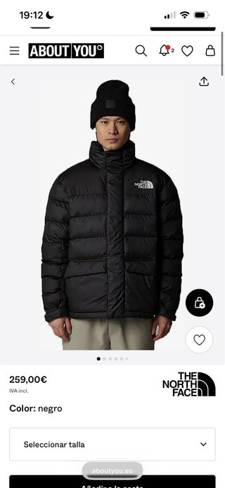 Chaqueta The North Face Negra