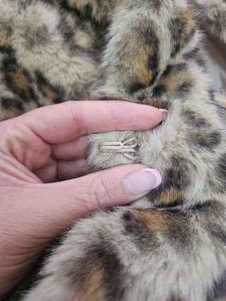 Chaleco pelo animal print Stradivarius Talla Única