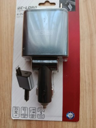 Cargador Coche WE-LOAD 4-IN 1 USB Carga Rápida