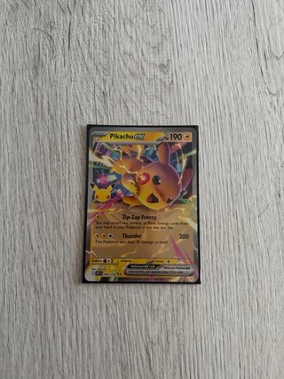 Carta Pokémon Pikachu EX 30 Aniversario Inglés