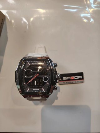 Reloj Samoa Deportivo Casual Negro/blanco