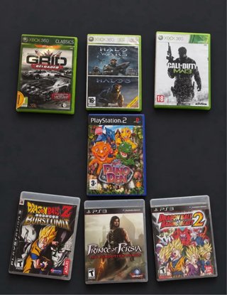 Lote 7 Giochi Xbox 360 PS2 PS3