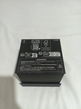 Caja para reloj Lotus negra