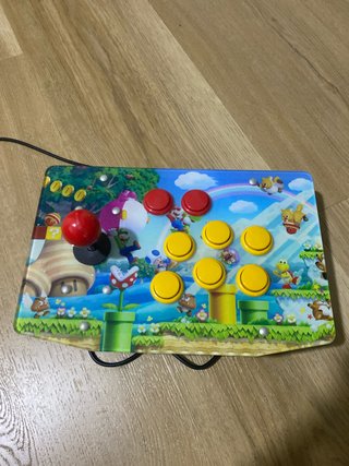Joystick Arcade con diseño de Super Mario