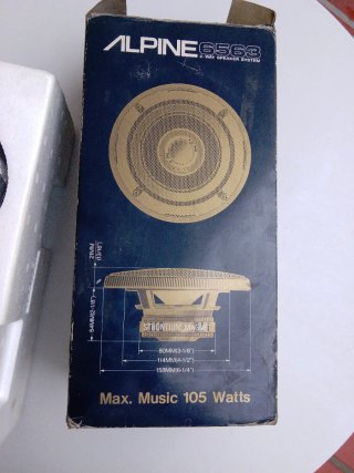 Altavoces Alpine 6563 2 Vías