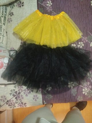 Faldas Tutú Halloween Negro y Amarillo
