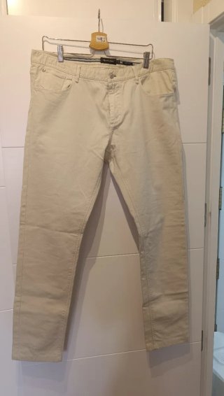 Pantalones Massimo Dutti Beige