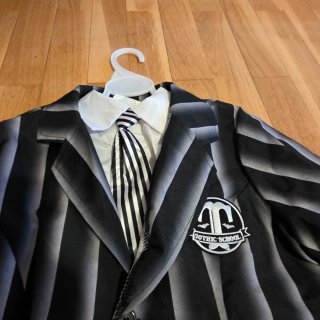 Disfraz Miércoles Addams Talle 10/12
