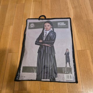 Disfraz Miércoles Addams Talle 10/12