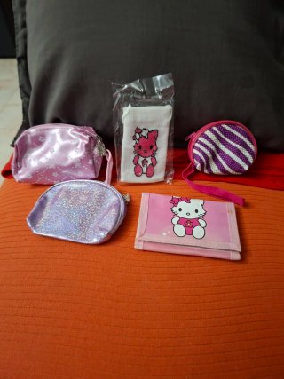 Set de 5 monederos variados