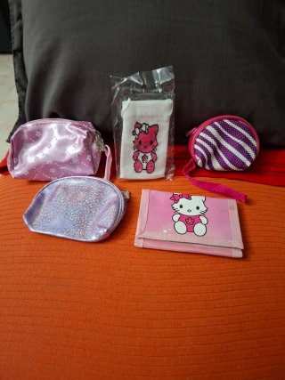 Set de 5 monederos variados
