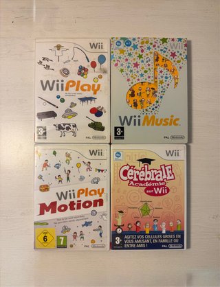 Lote 4 giochi originali per Wii